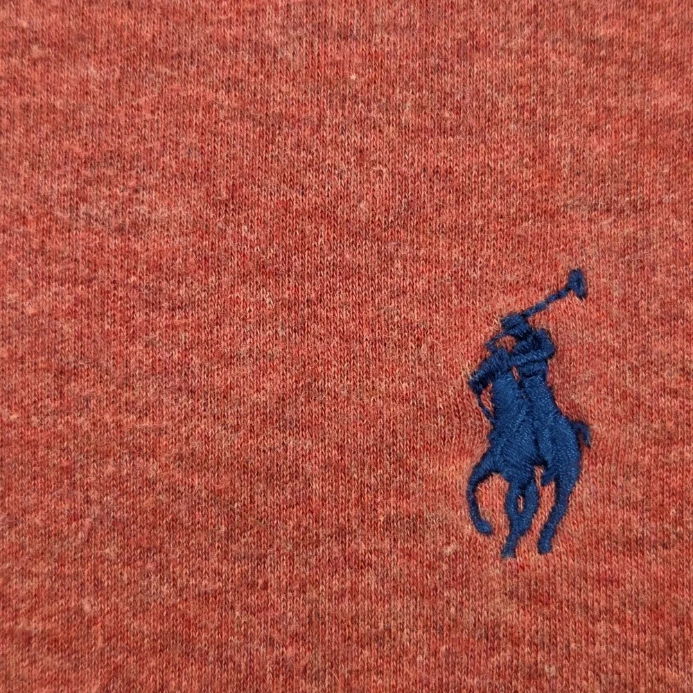 Polo Ralph Lauren‎ Short Sleeve Polo Shirt Pony Heathered Red Cotton Mens XL